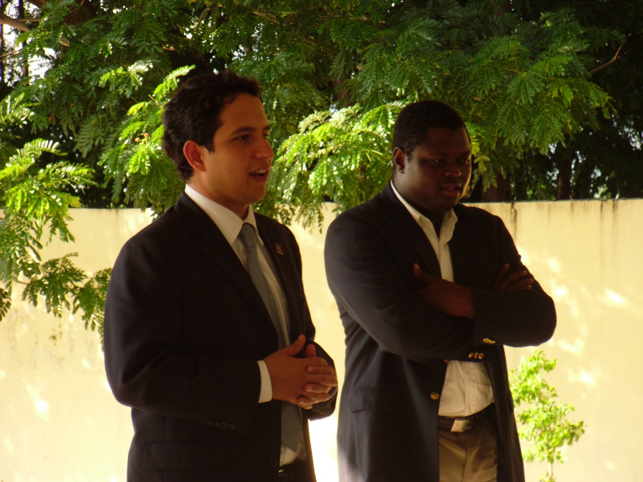 Le Jeune Député Guatemalteque et Le President de VD
